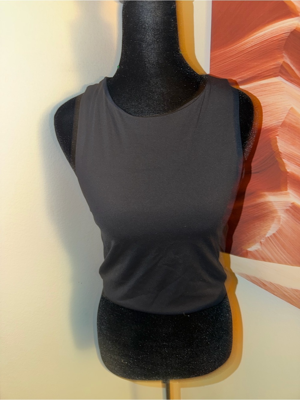 Forever 21 Black Crew Neck Sleeveless Tank